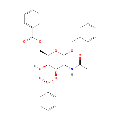 Benzyl 2-Acetamido-3,6-di-O-benzoyl-2-deoxy-a-D-glucopyranoside (CAS: 82827-77-8) - Related Chemical Product