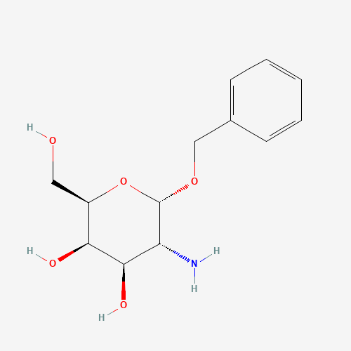 Benzyl 2-Amino-2-deoxy-a-D-galactopyranoside (CAS: 738518-26-8) - Chemical Structure and Molecular Formula 