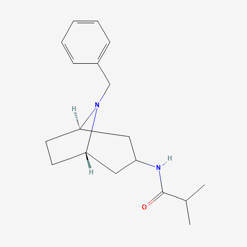 N-(8-Benzyl-8-azabicyclo[3.2.1]oct-3-yl-exo)-2-methylpropanamide (CAS: 376348-67-3) - Related Chemical Product