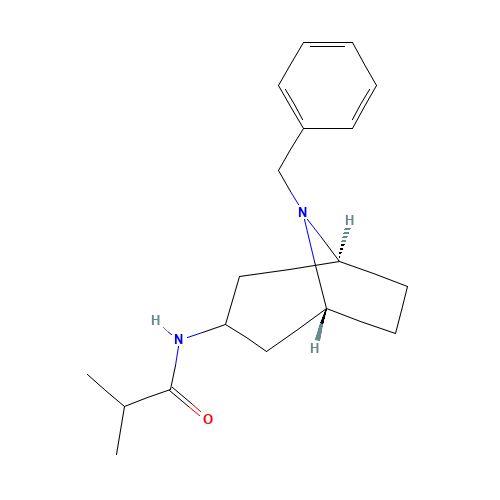 N-(8-Benzyl-8-azabicyclo[3.2.1]oct-3-yl-exo)-2-methylpropanamide (CAS: 376348-67-3) - Related Chemical Product