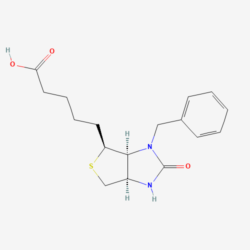 3'N-Benzyl Biotin (CAS: 57229-92-2) - Chemical Structure and Molecular Formula 