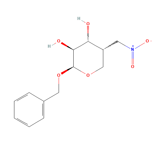 (4R)-Benzyl-4-deoxy-4-C-nitromethyl-b-D-arabinopyranoside (CAS: 383173-71-5) - Related Chemical Product
