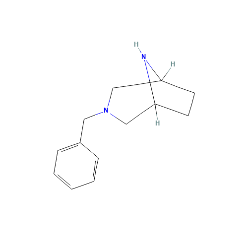 3-Benzyl-3,8-diazabicyclo[3.2.1]octane (CAS: 67571-90-8) - Chemical Structure and Molecular Formula 