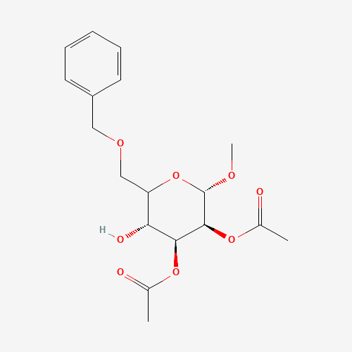 6-O-Benzyl-2,3-di-O-acetyl-methyl-a-D-glucopyranoside (CAS: 162284-50-6) - Related Chemical Product