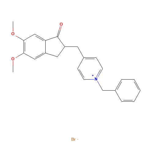 1-Benzyl-4-(5,6-dimethoxy-1-oxoindan-2-yl)methylpyridinium Bromide (CAS: 231283-82-2) - Related Chemical Product