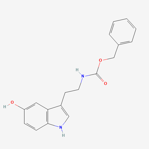 Benzyl[2-(5-hydroxyindol-3-yl)-ethyl]carbamate (CAS: 53157-50-9) - Chemical Structure and Molecular Formula 