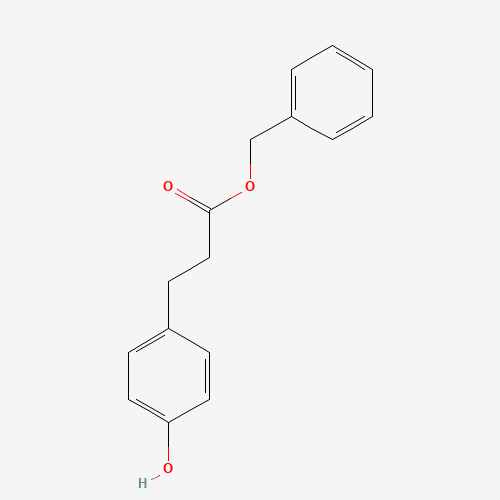 Benzyl 3-(4-Hydroxyphenyl)propionate (CAS: 31770-76-0) - Chemical Structure and Molecular Formula 