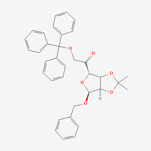 Benzyl 2,3-O-Isopropylidene-6-O-trityl-5-keto-a-D-mannofuranose (CAS: 91364-12-4) - Related Chemical Product