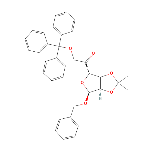 Benzyl 2,3-O-Isopropylidene-6-O-trityl-5-keto-a-D-mannofuranose (CAS: 91364-12-4) - Related Chemical Product