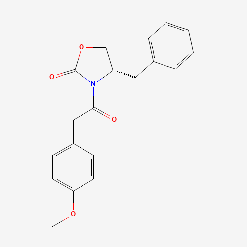 (S)-4-Benzyl-3-[2-(4-methoxyphenyl)acetyl]-2-oxazolidinone (CAS: 143589-97-3) - Related Chemical Product