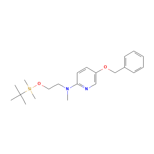 3-Benzyloxy[6-[2-(tert-Butyldimethylsilyloxy)ethyl]methylamino]pyridine (CAS: 1076198-95-2) - Related Chemical Product