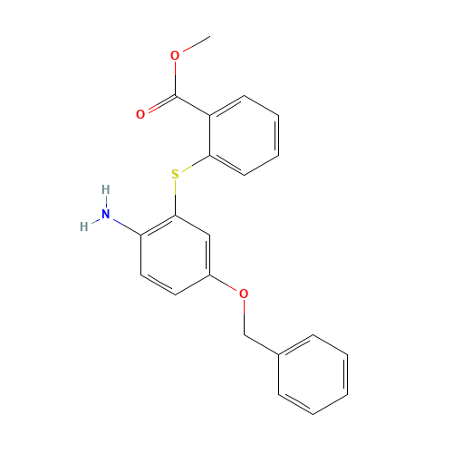 4-Benzyloxy-2-(2'-carbomethoxy)thiophenylaniline (CAS: 329217-05-2) - Related Chemical Product