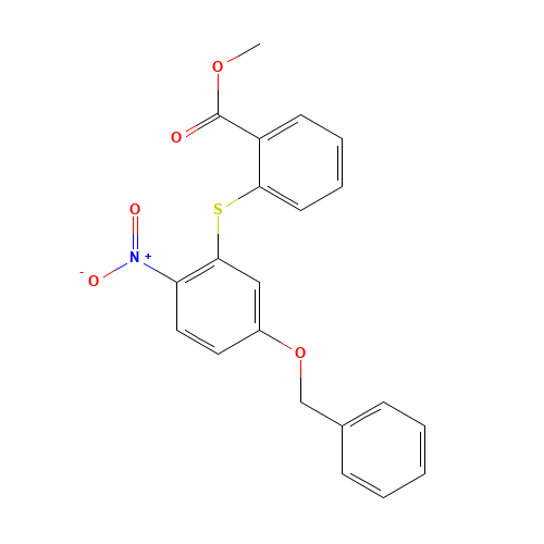 4-Benzyloxy-2-(2'-carbomethoxy)thiophenylnitrobenzene (CAS: 329217-03-0) - Related Chemical Product