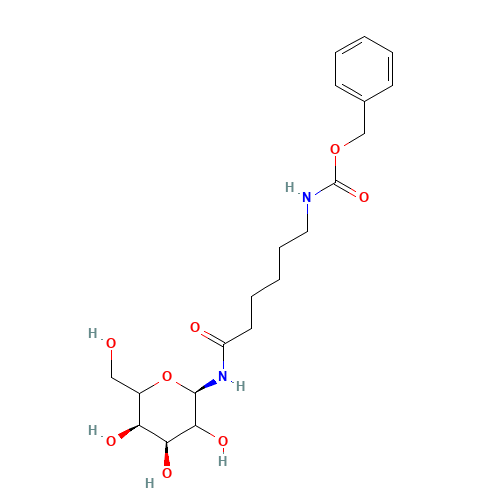 N-(ε-N-Benzyloxycarbonylamino)caproyl)-b-D-galactopyranosylamine (contains approx 35% Ethanol) (CAS: 38822-58-1) - Related Chemical Product