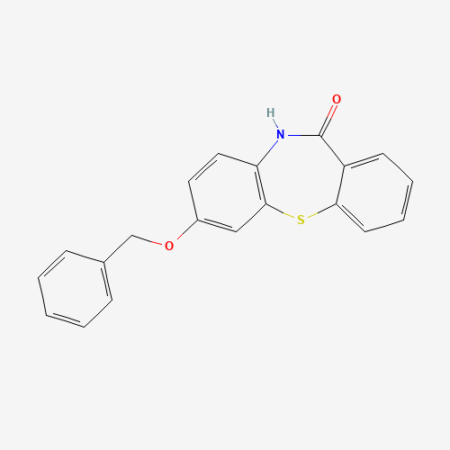 7-Benzyloxy-10,11-dihydrodibenzo[b,f[[1,4]thiazepin-11-one (CAS: 329217-07-4) - Chemical Structure and Molecular Formula 