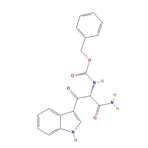(L)-N-Benzyloxycarbonyl-b-oxo-tryptophaneamide (CAS: 255371-72-3) - Related Chemical Product