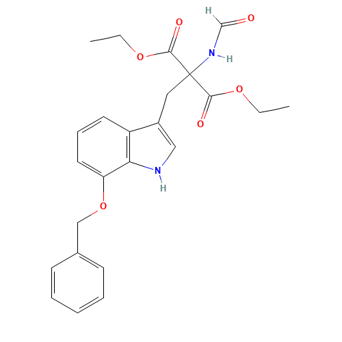 (7'-Benzyloxy-indolymethyl)formamido-malonic Diethyl Ester (CAS: 1076198-99-6) - Related Chemical Product