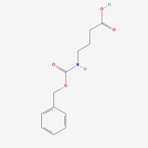 N-Benzyloxycarbonyl-γ-aminobutyric Acid (CAS: 5105-78-2) - Chemical Structure and Molecular Formula 