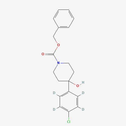 N-Benzyloxycarbonyl-4-(4-chlorophenyl-d4)-4-piperidinol (CAS: 1216929-70-2) - Related Chemical Product