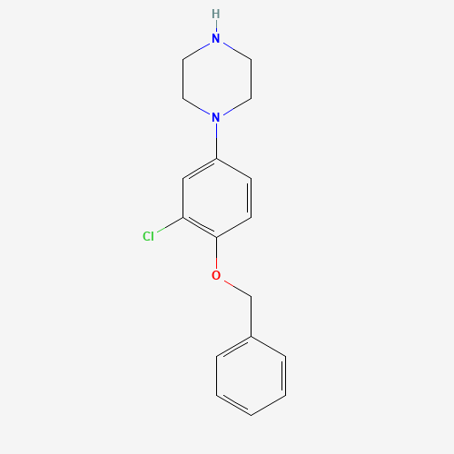 1-(4-Benzyloxy-3-chlorophenyl)piperazine (CAS: 800371-67-9) - Related Chemical Product