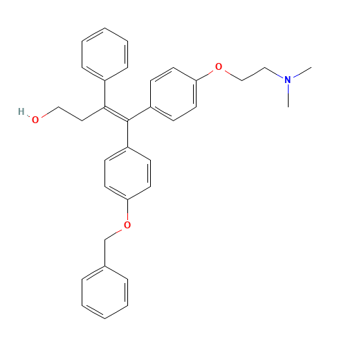 4-Benzyloxy b-Hydroxy Tamoxifen (CAS: 176671-78-6) - Related Chemical Product