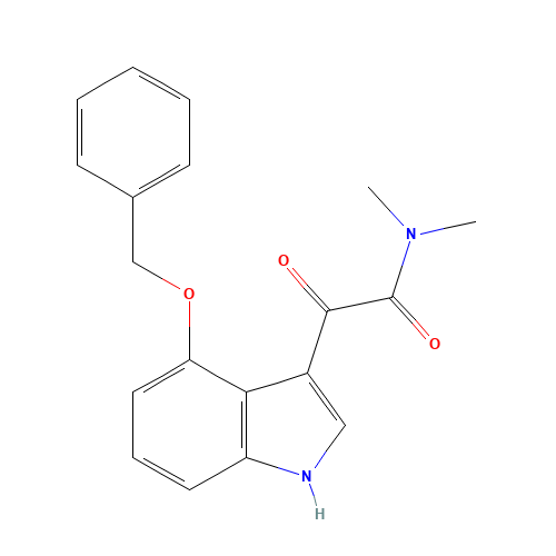 4-(Benzyloxy)-N,N-dimethyl-indole-3-glyoxylamide (CAS: 52061-51-5) - Related Chemical Product