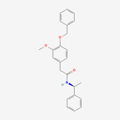 (S)-4-Benzyloxy-3-methoxy-N-(1-phenylethyl)benzeneacetamide (CAS: 192190-36-6) - Related Chemical Product