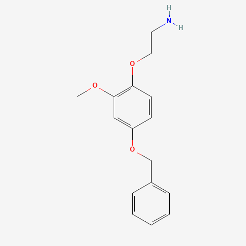 2-(4-Benzyloxy-2-methoxyphenoxy)ethylamine (CAS: 887353-05-1) - Related Chemical Product