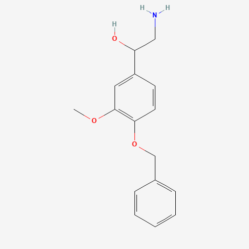 2-(4-Benzyloxy-2-methoxyphenyl)-2-hydroxy-ethylamine (CAS: 60372-08-9) - Related Chemical Product