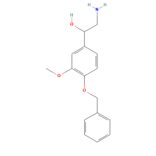 2-(4-Benzyloxy-2-methoxyphenyl)-2-hydroxy-ethylamine (CAS: 60372-08-9) - Related Chemical Product