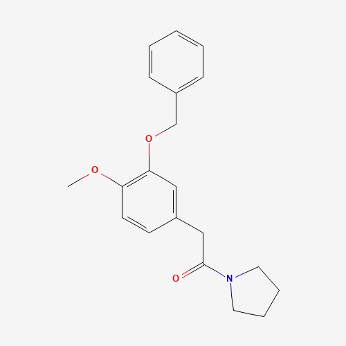 2-[3-(Benzyloxy)phenyl-4-methoxy-]-1-(1-pyrrolidinyl)ethanone (CAS: 1206614-03-0) - Related Chemical Product
