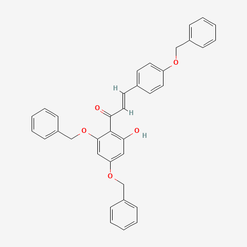 E-3-(4-Benzyloxy)-1-(2.4-bisbenzyloxy-6-hydroxy)phenyl)propenone (CAS: 88607-79-8) - Related Chemical Product