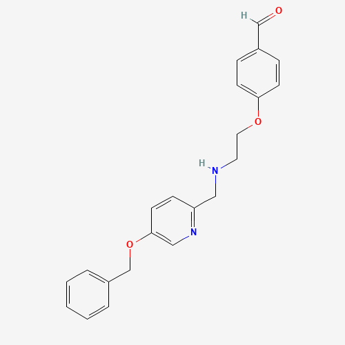 4-{2-[(5-Benzyloxypyridin-2-yl)methylamino]ethoxy}benzaldehyde (CAS: 1076199-04-6) - Related Chemical Product