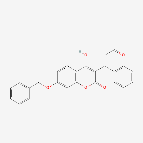 7-Benzyloxy Warfarin (CAS: 30992-69-9) - Chemical Structure and Molecular Formula 