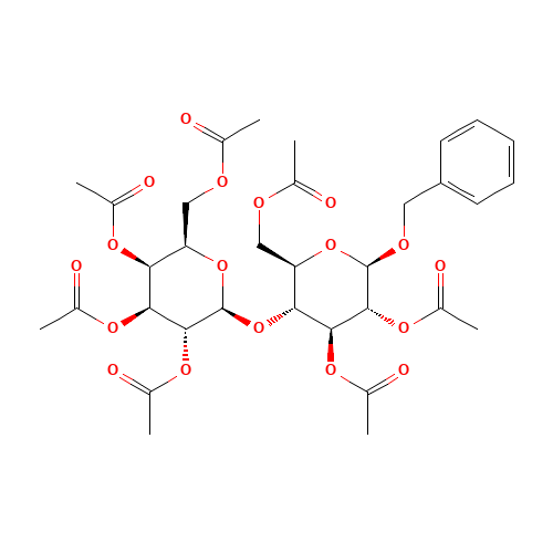Benzyl 4-O-(2,3,4,6-tetra-O-acetyl-b-O-galactopyranosyl)-2,3,6-tri-O-acetyl-b-D-glucopyranoside (CAS: 67310-53-6) - Related Chemical Product