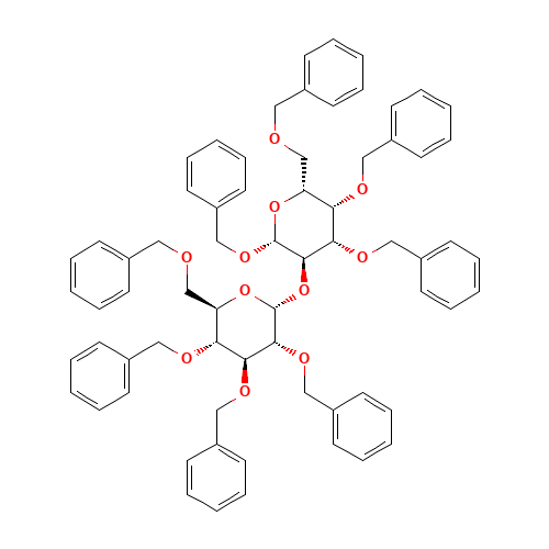 Benzyl 2-O-(2,3,4,6-tetra-O-benzyl-a-D-glucopyranosyl)-3,4,6-tri-O-benzyl-b-D-galactopyranoside (CAS: 64694-20-8) - Related Chemical Product