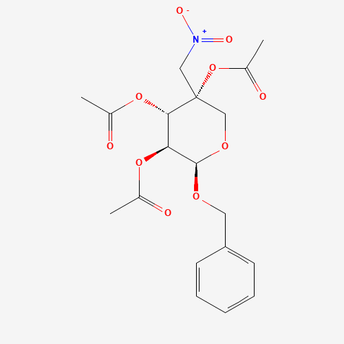 Benzyl 2,3,4-Tri-O-acetyl-4-nitromethyl-b-D-arabinopyranoside (CAS: 383173-65-7) - Related Chemical Product