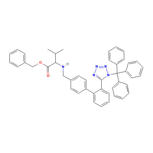 Benzyl N-[(2'-(Trityltetrazol-5-yl-1,1'-biphenyl-4-yl]-methyl-2-amino-3-methylbutanoate (CAS: 137864-45-0) - Related Chemical Product