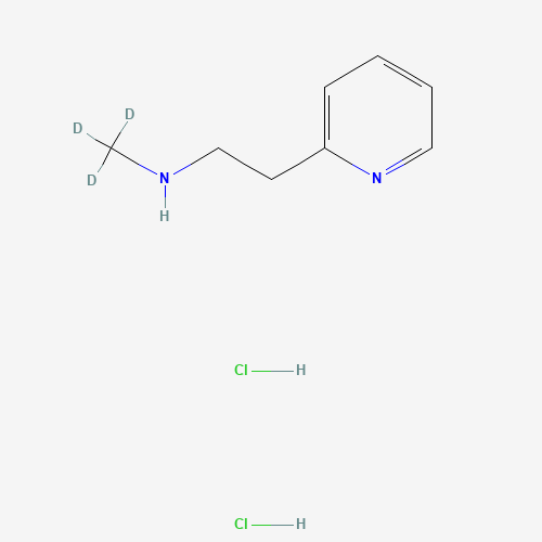 Betahistine-d3 Dihydrochloride (CAS: 244094-72-2) - Chemical Structure and Molecular Formula 
