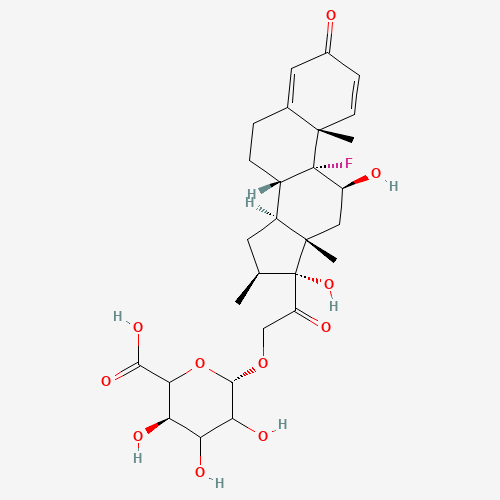 Betamethasone b-D-Glucuronide (CAS: 744161-79-3) - Chemical Structure and Molecular Formula 