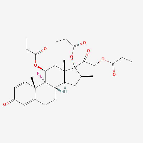 Betamethasone Tripropionate (CAS: 1186048-33-8) - Chemical Structure and Molecular Formula 