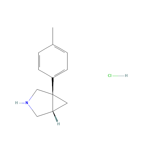(+)-Bicifadine Hydrochloride (CAS: 66504-82-3) - Chemical Structure and Molecular Formula 