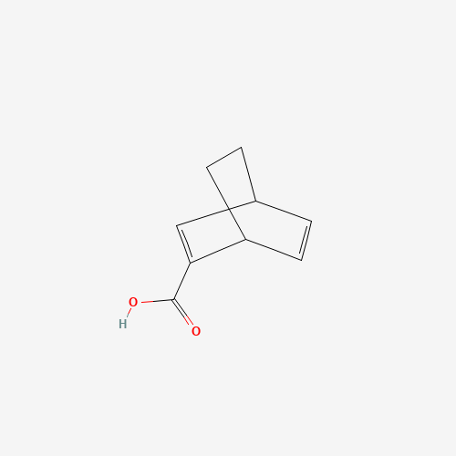Bicyclo[2.2.2]octa-2,5-diene-2-carboxylic Acid (CAS: 102589-30-0) - Chemical Structure and Molecular Formula 