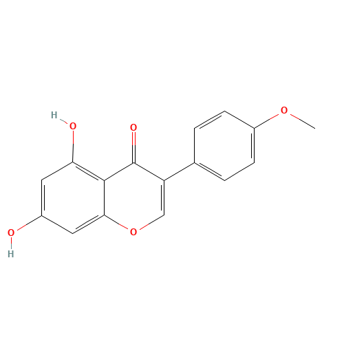 Biochanin A (CAS: 491-80-5) - Chemical Structure and Molecular Formula 