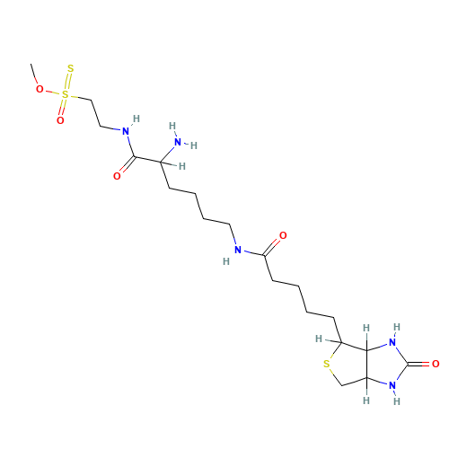 Biocytinamidoethyl Methanethiosulfonate,Trifluroacetic Acid Salt (CAS: 353754-92-4) - Related Chemical Product