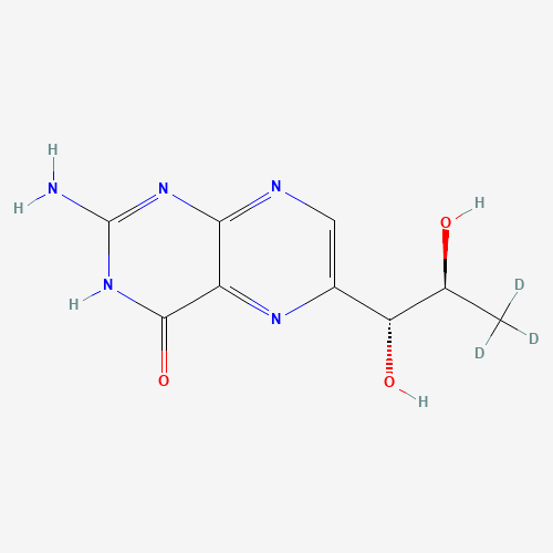 Biopterin-d3 (CAS: 1217838-71-5) - Chemical Structure and Molecular Formula 