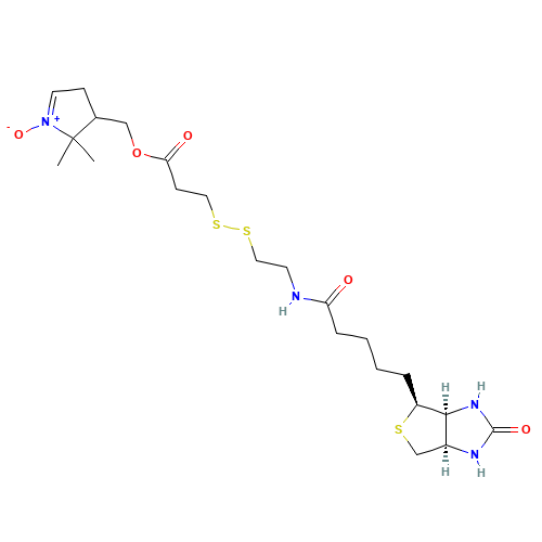 3-[[2-(Biotinamido)ethyl]dithio]propionic Acid 4'-(Hydroxymethyl)DMPO Ester (CAS: 1255087-87-6) - Related Chemical Product