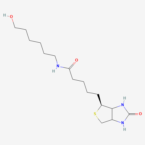 6-N-Biotinylaminohexanol (CAS: 106451-92-7) - Chemical Structure and Molecular Formula 