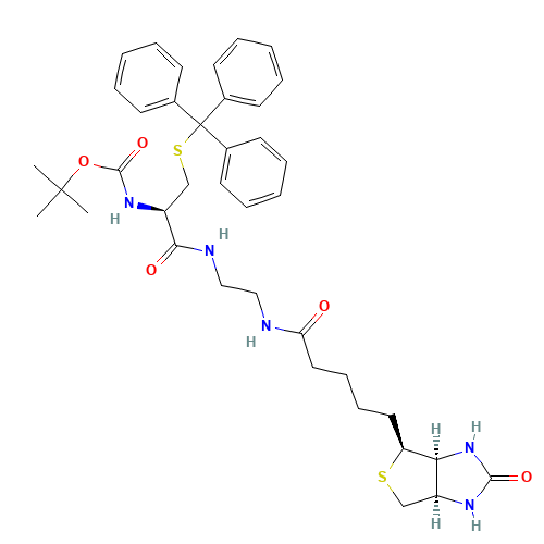 N-Biotinyl-N'-(N-Boc-S-trityl)cysteinyl Ethylenediamine (CAS: 508234-94-4) - Related Chemical Product