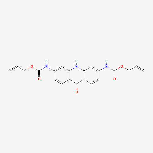 2,7-Bis(alloxycarbonylamino)-9(10H)acridine (CAS: 887353-18-6) - Chemical Structure and Molecular Formula 